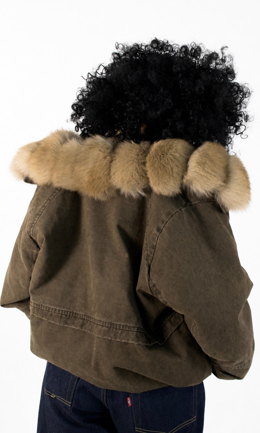 FOXY FUR BOMBER COAT