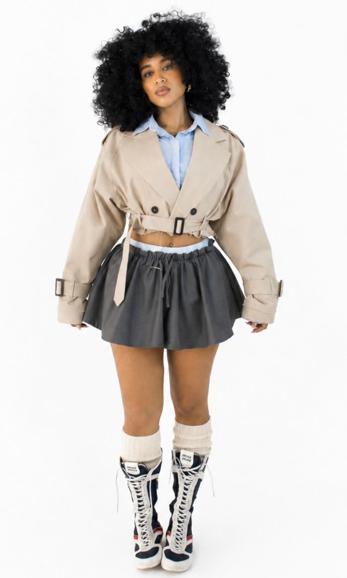 DOUBLED UP MINI SKIRT
