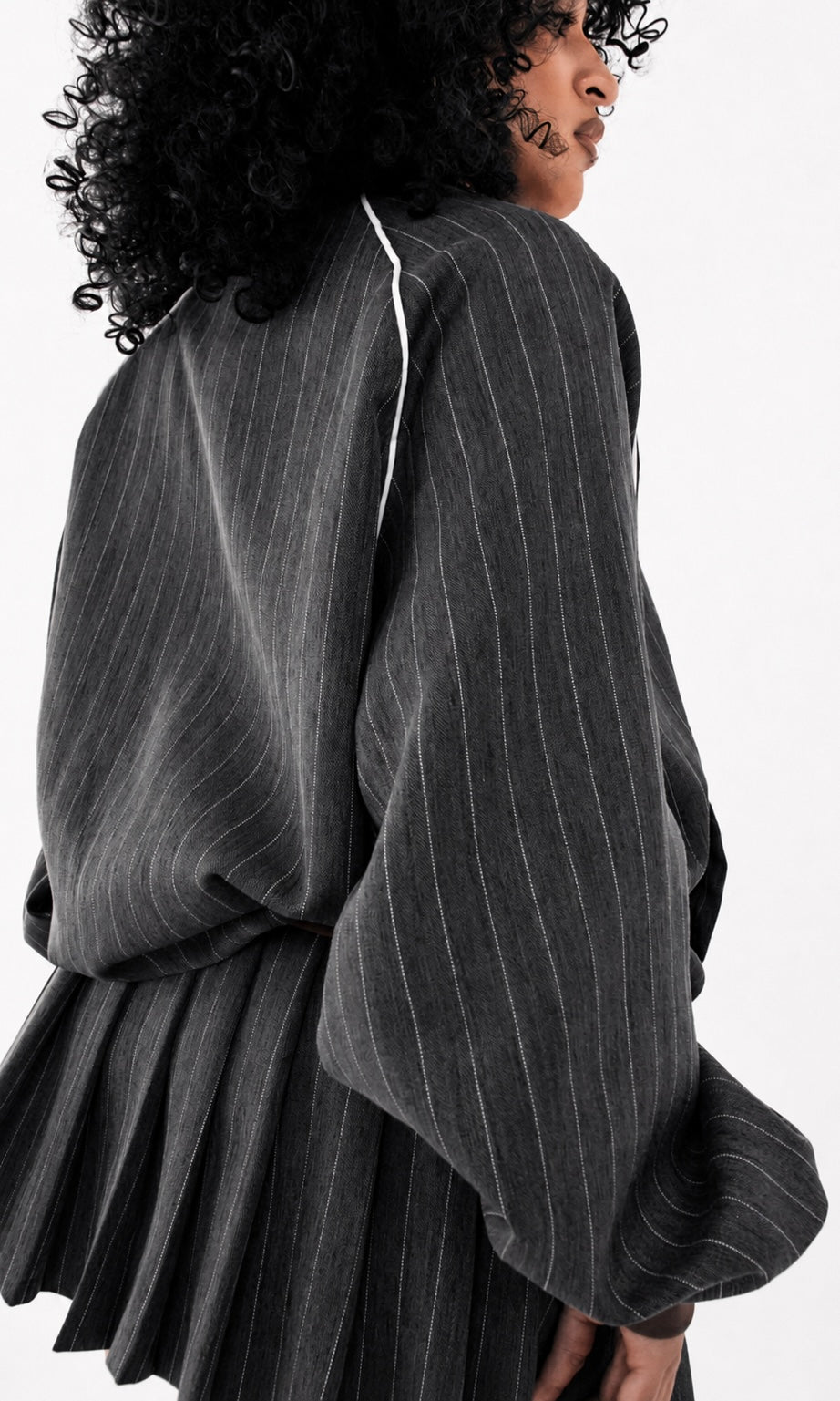 PLAYA PINSTRIPE SKIRT SET