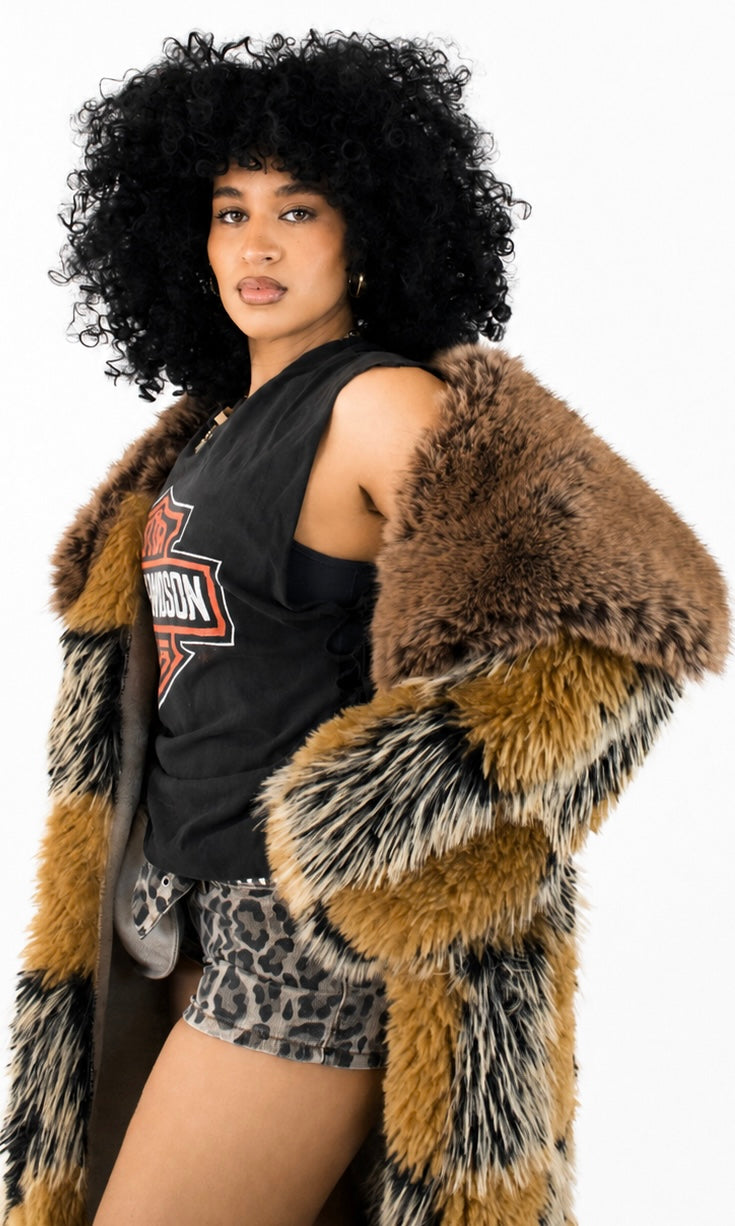 FENDI FULL LENGTH FUR COAT