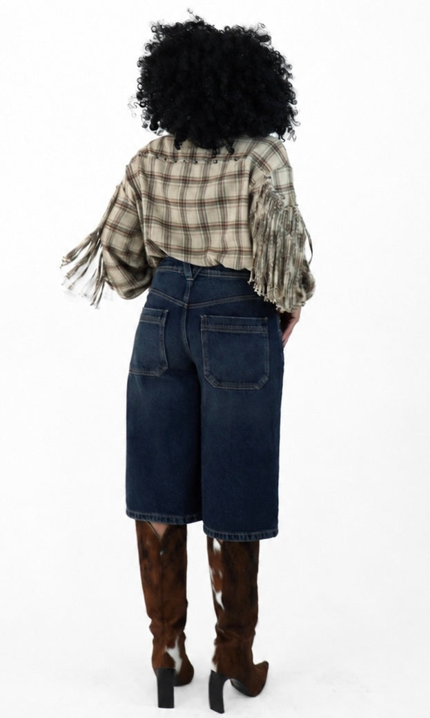 FOREVER FRINGE FLANNEL