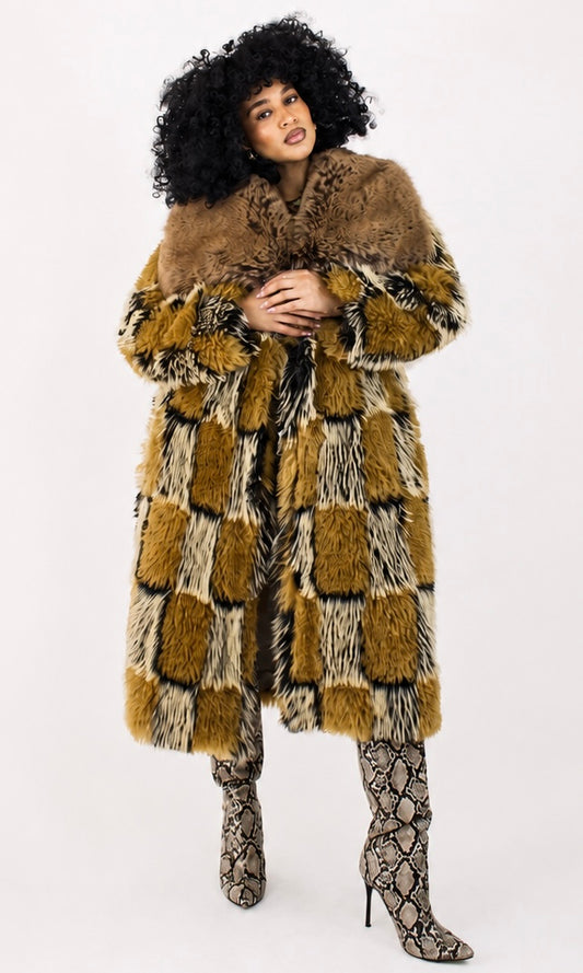 FENDI FULL LENGTH FUR COAT