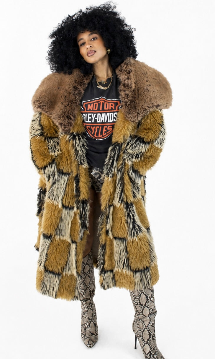FENDI FULL LENGTH FUR COAT
