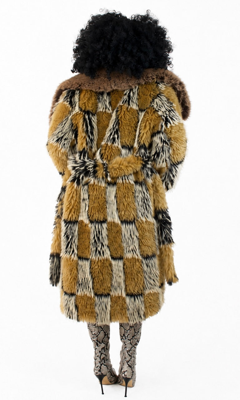 FENDI FULL LENGTH FUR COAT