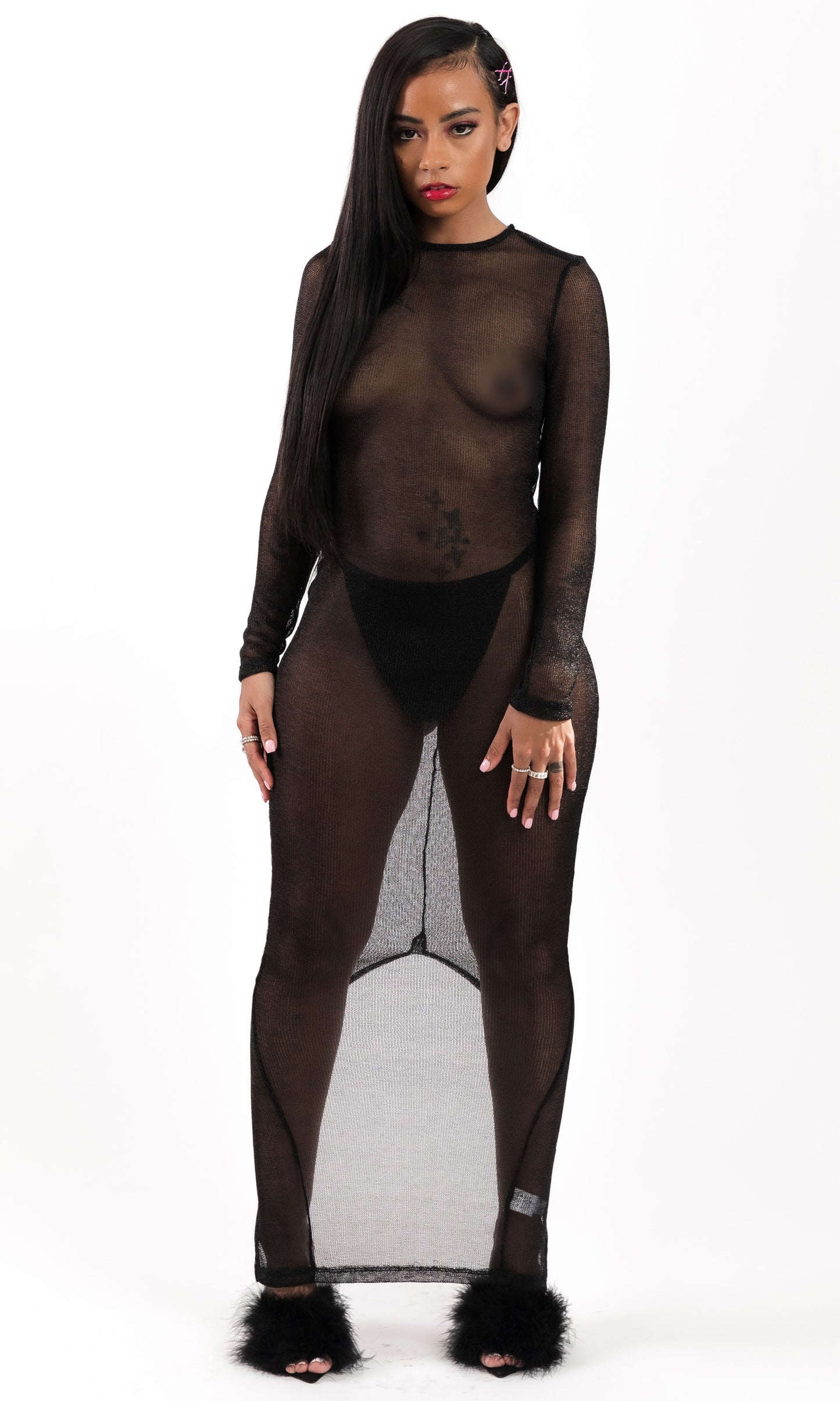 SAY YES SHEER DRESS