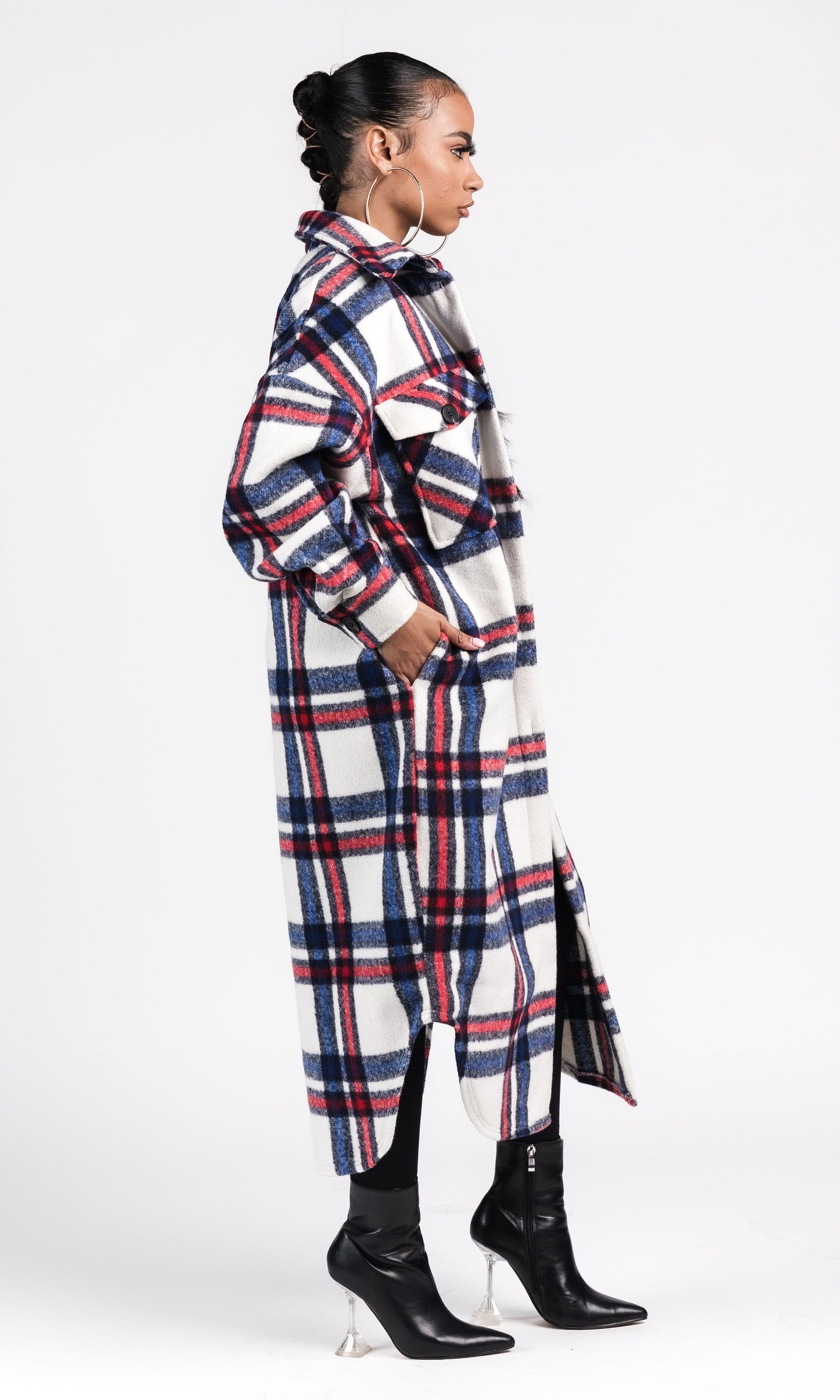 THE BOYFRIEND PLAID JACKET (RED)