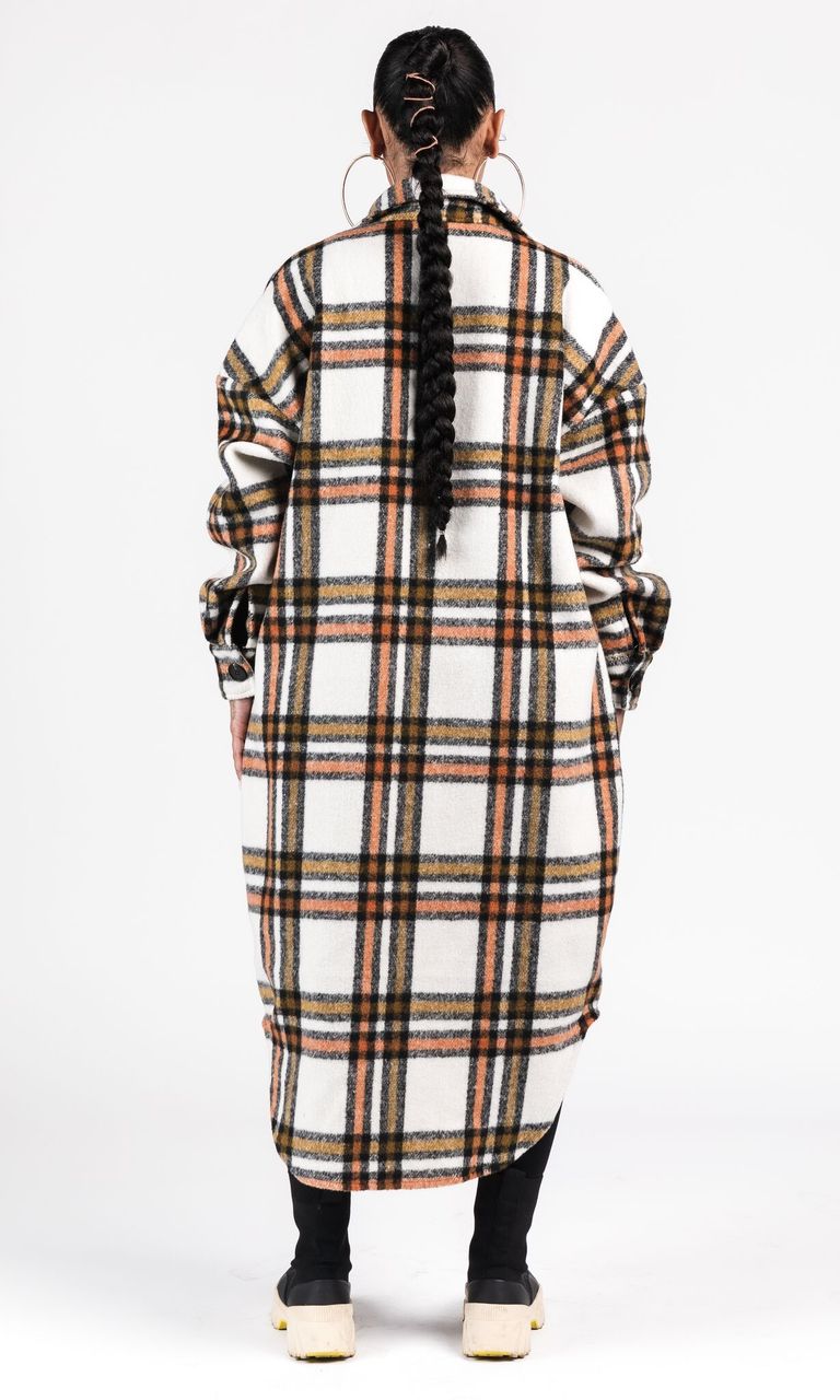 THE BOYFRIEND PLAID JACKET (OLIVE)