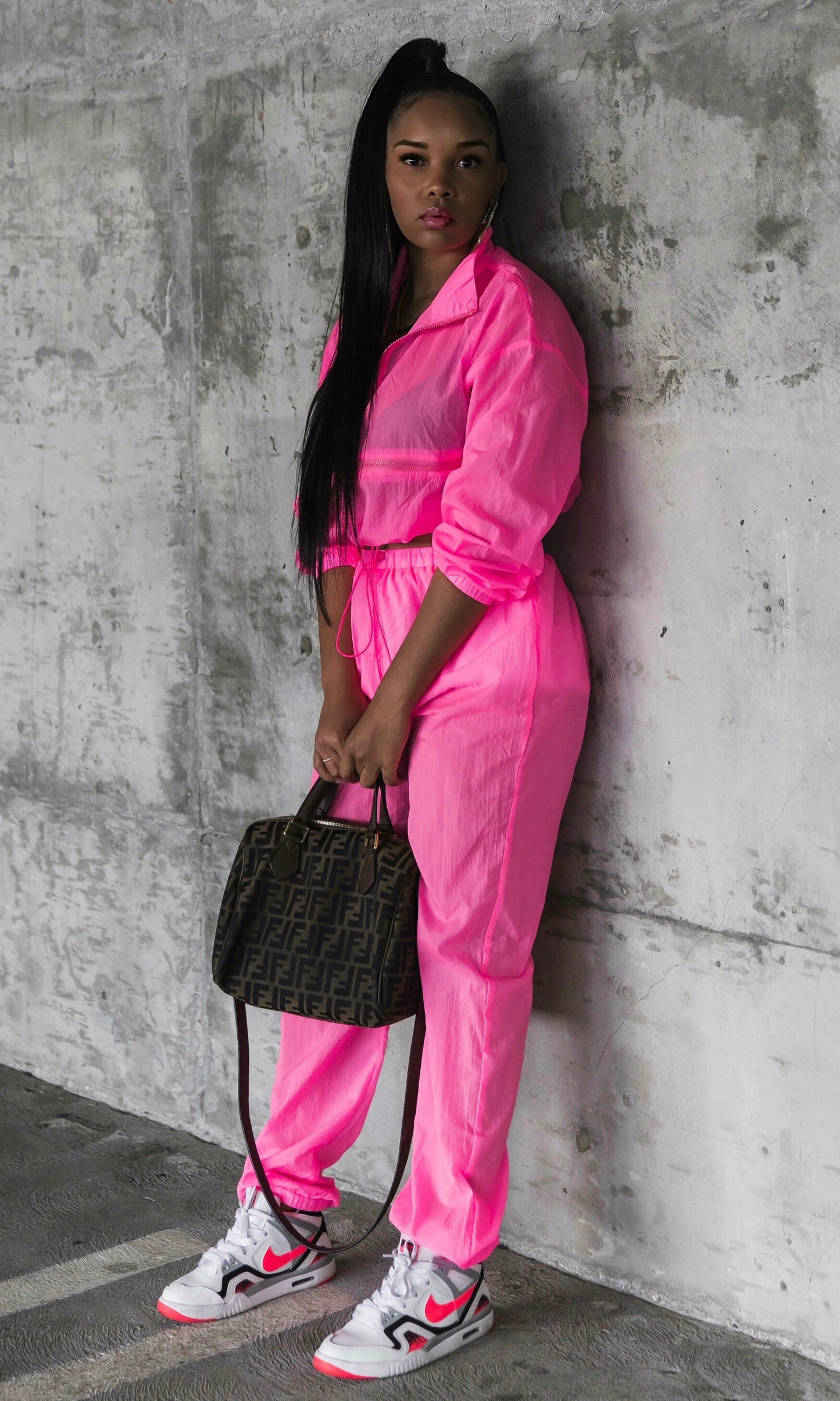 DOPE GIRL WINDBREAKER SET