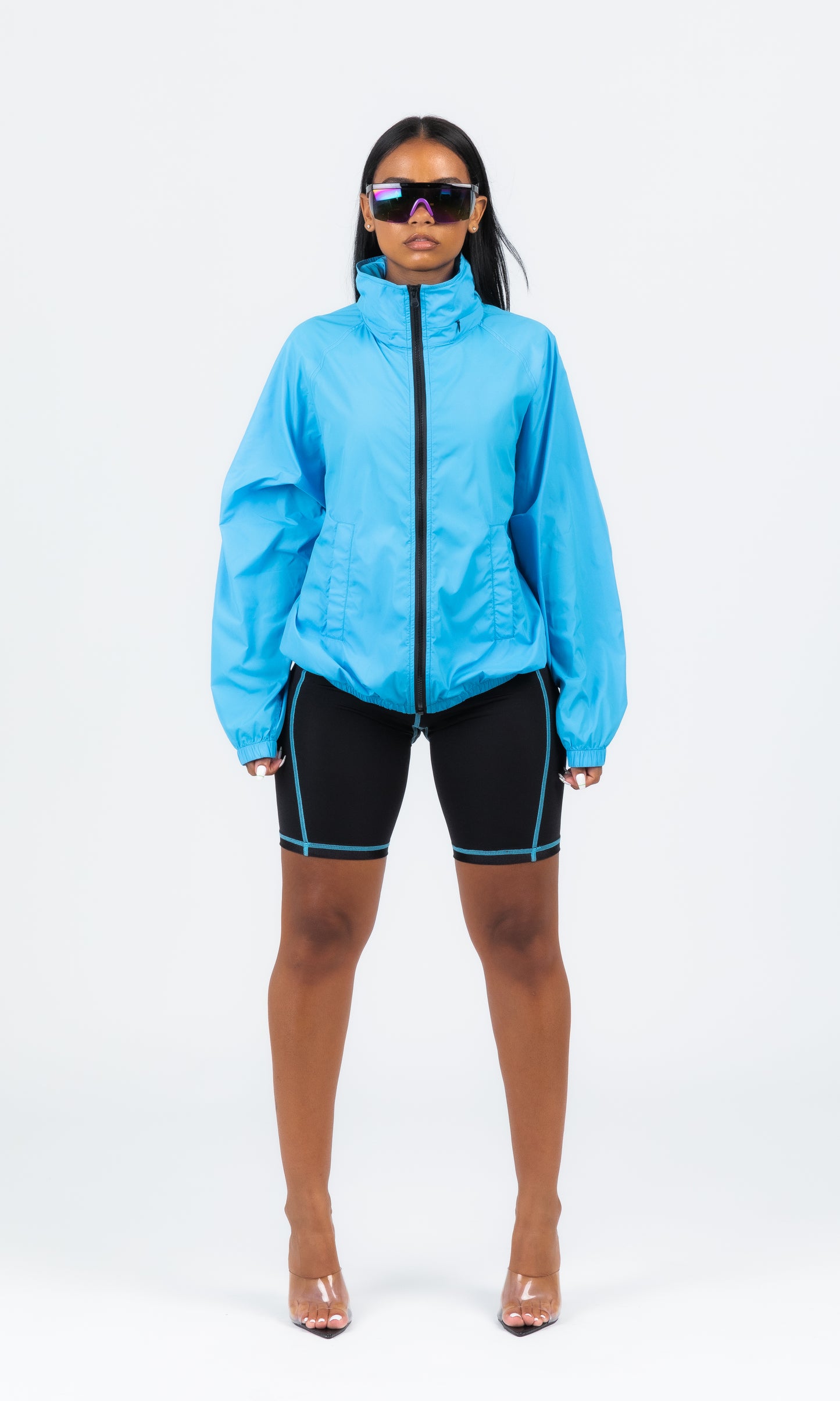 BLUE HIGHLIGHT WINDBREAKER