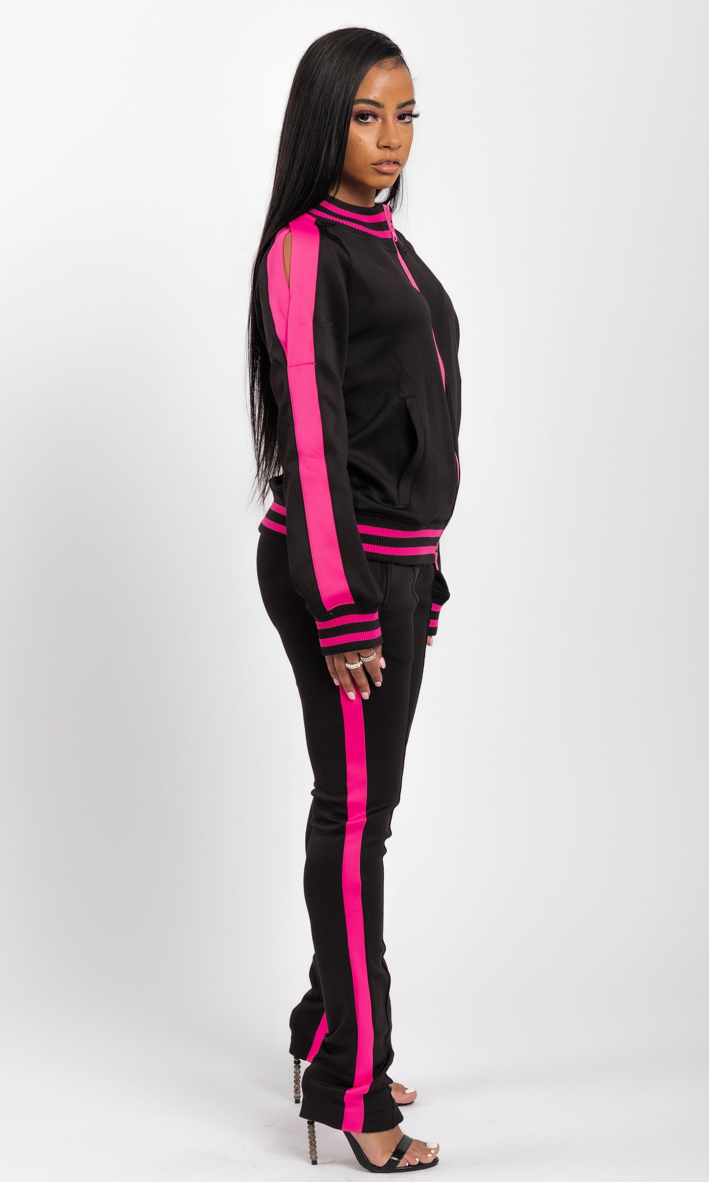 SPORTY SPLIT JOGGING SET