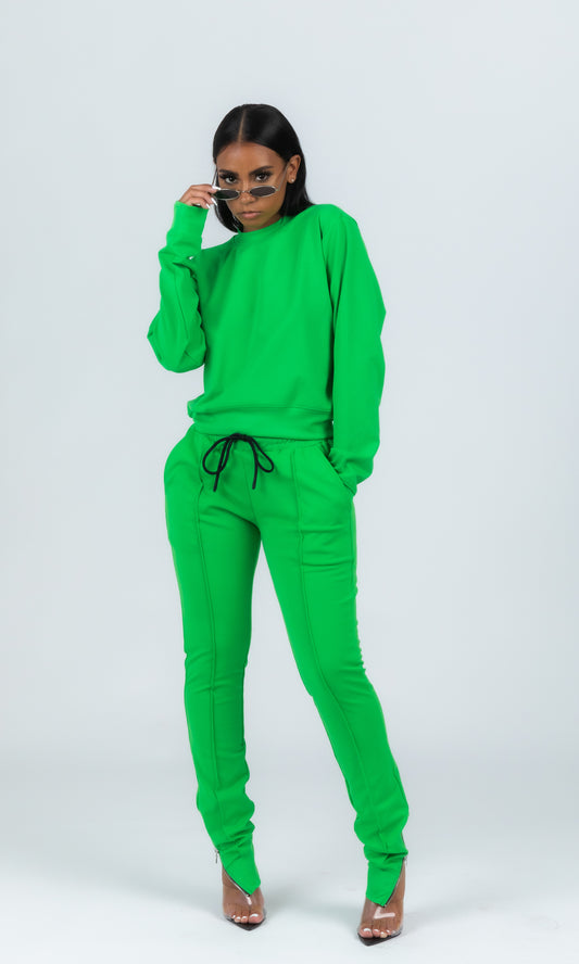 OG SWEATSUIT (LIME GREEN)