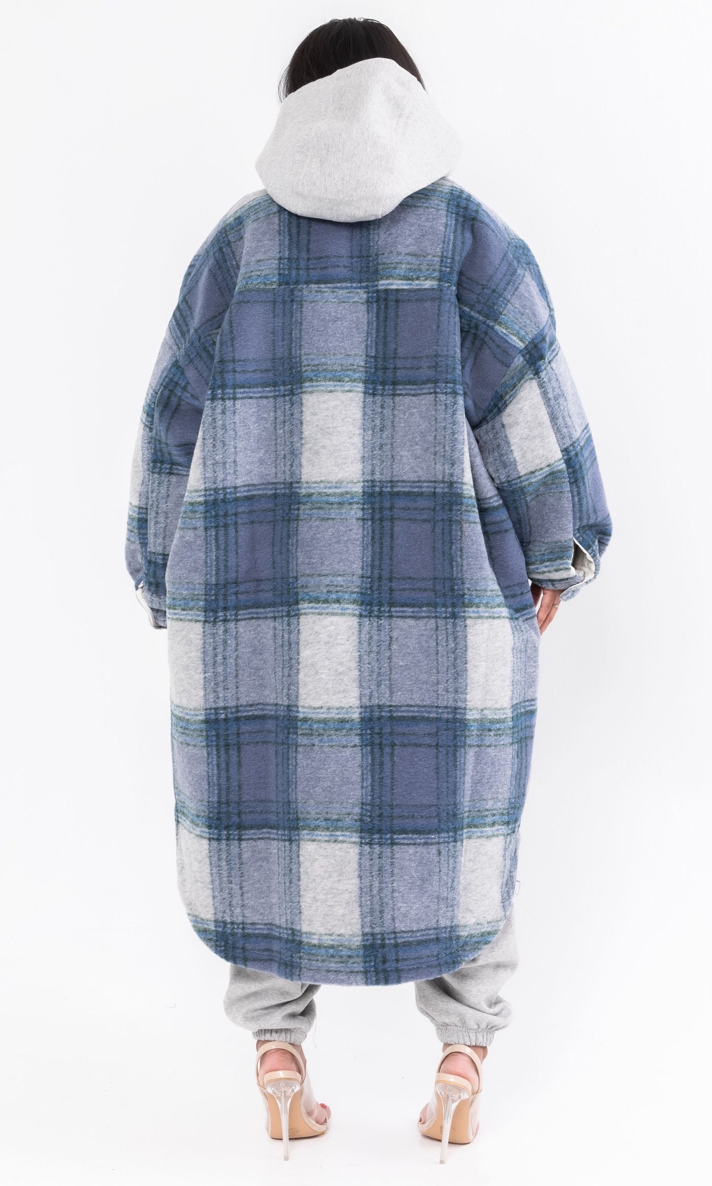 LINED BOYFRIEND PLAID JACKET