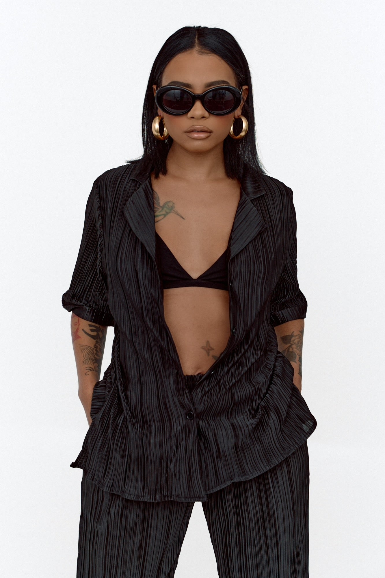 SO SILKY SET (BLACK)