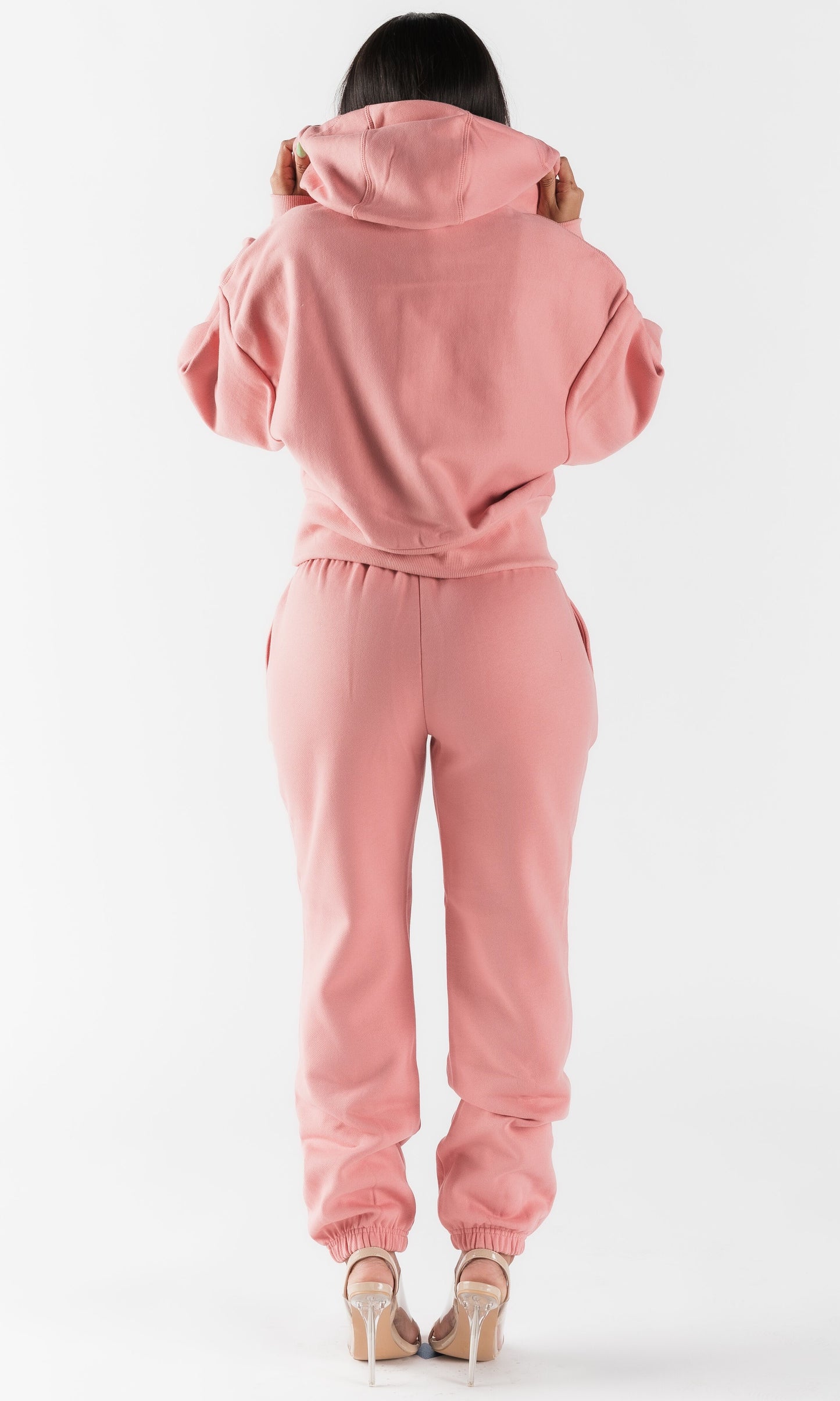 BASICALLY HER JOGGING SET (ROSE)