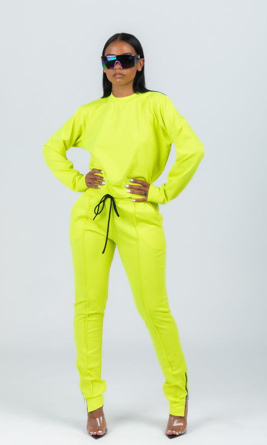 OG SWEATSUIT (NEON GREEN)