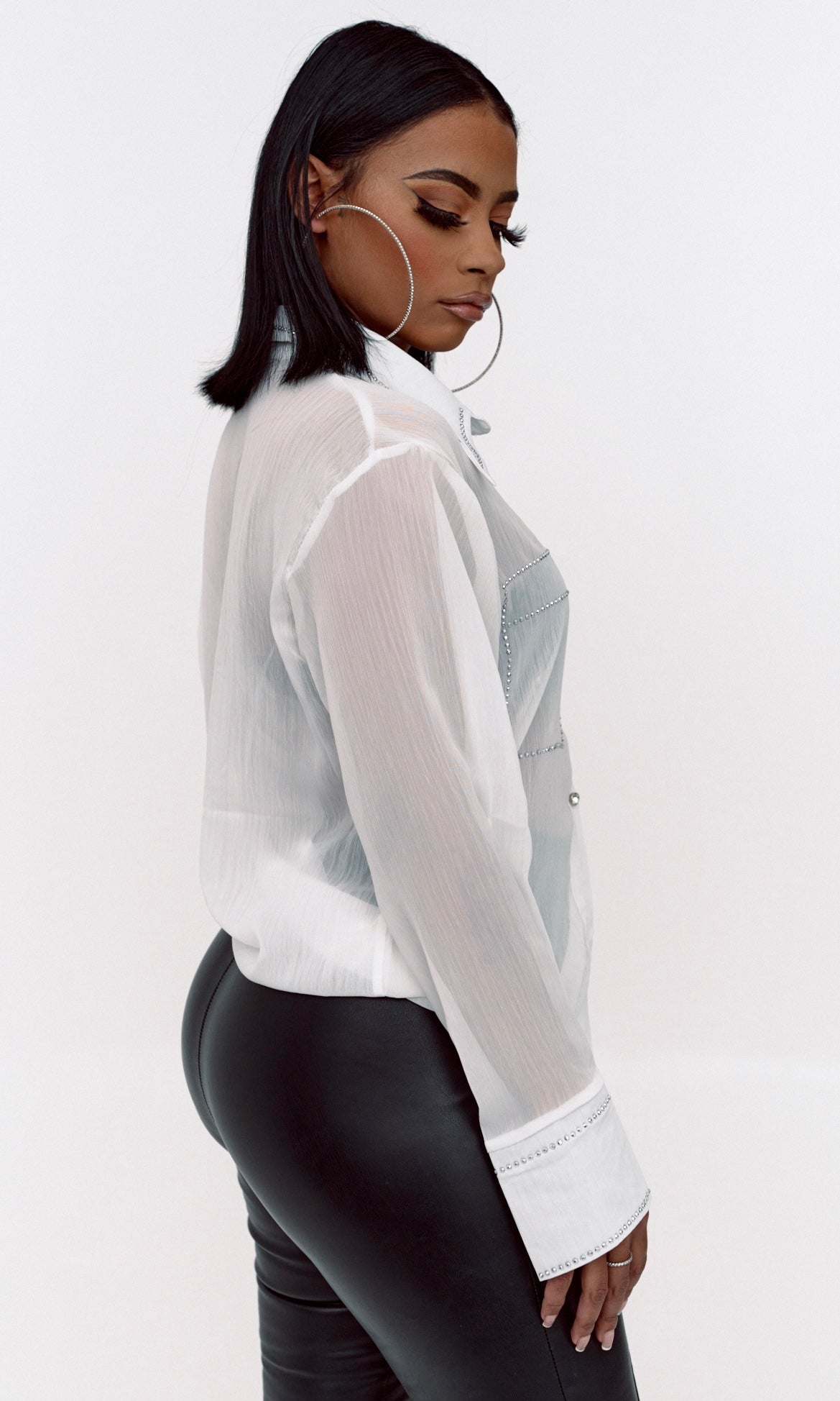 SPARKLING COWGIRL BUTTON DOWN