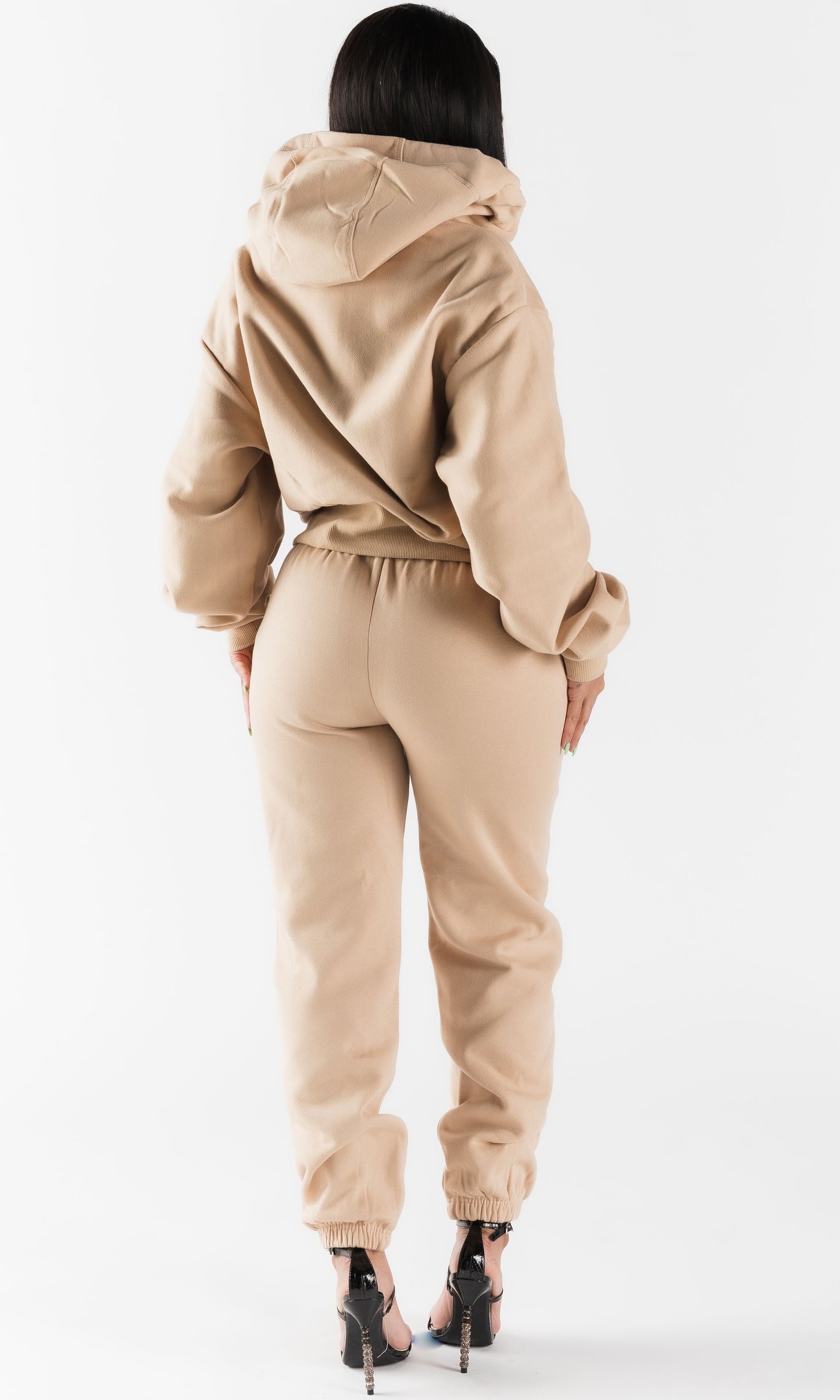 BASICALLY HER JOGGING SET (KHAKI)