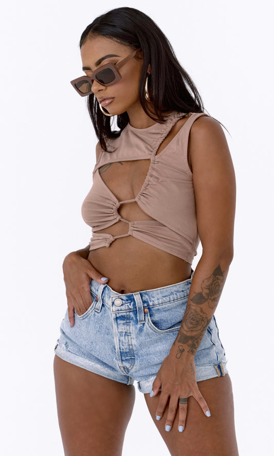TWISTED TOP (MOCHA)