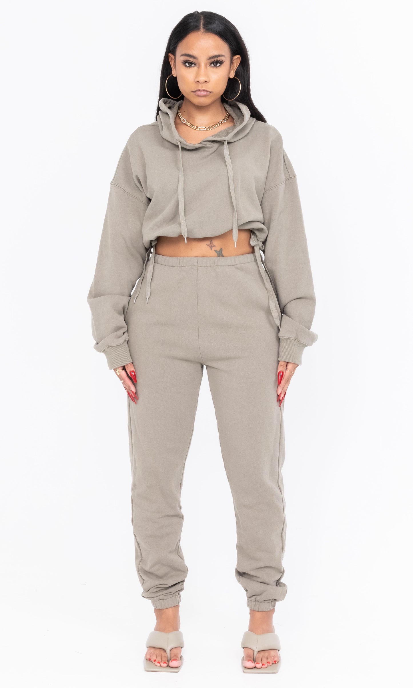 CHILL VIBES SET (OLIVE)