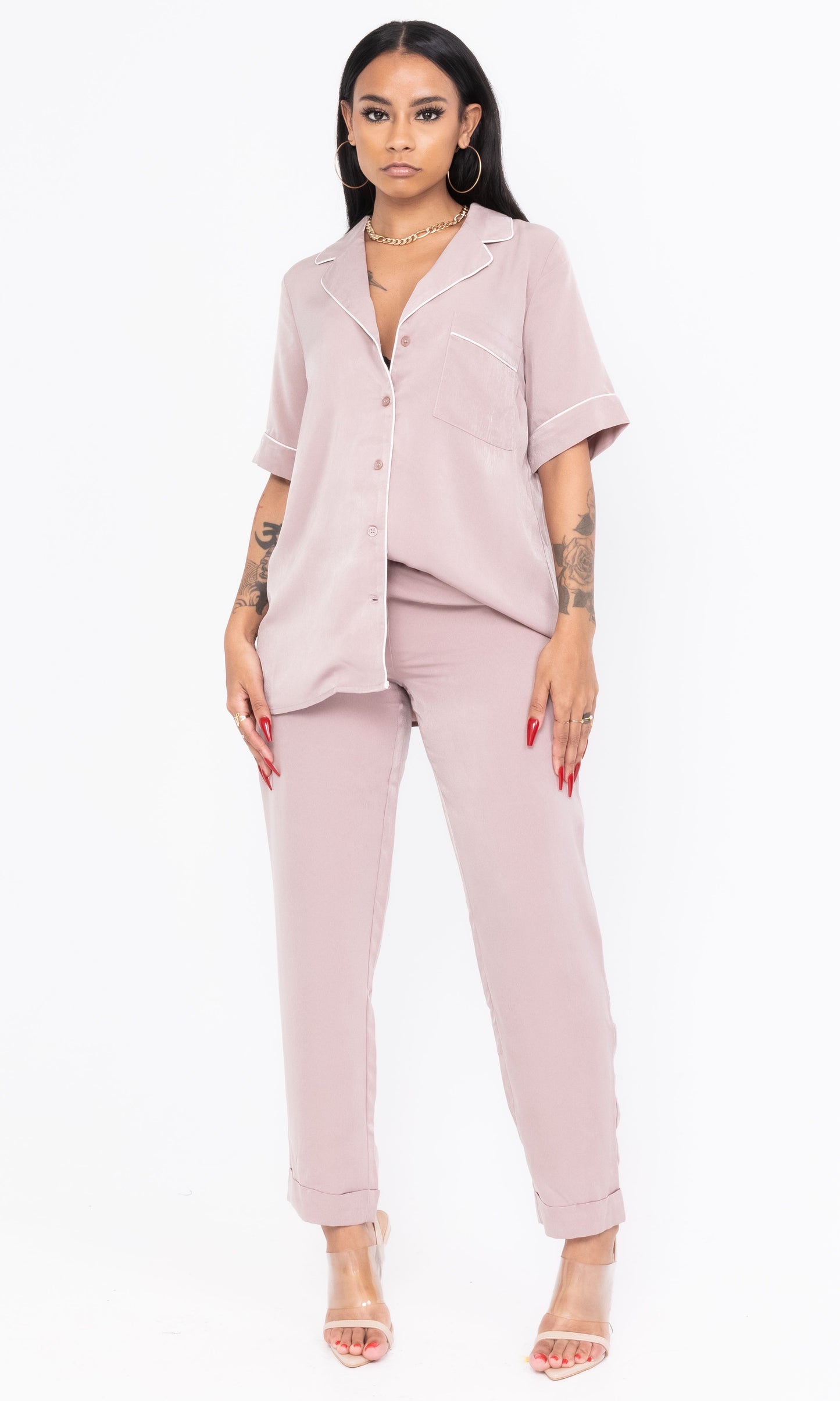 NIGHT SET (KHAKI)