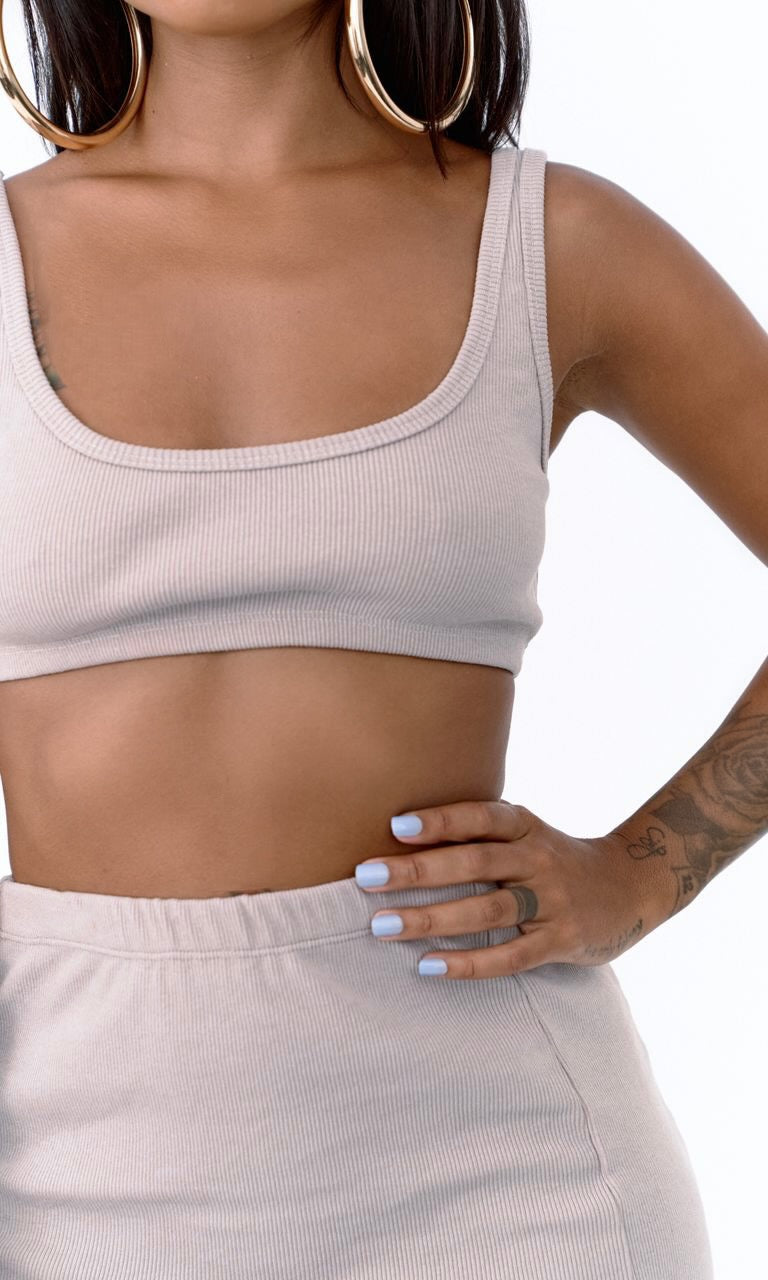 MINI SKIRT SET (MOCHA)