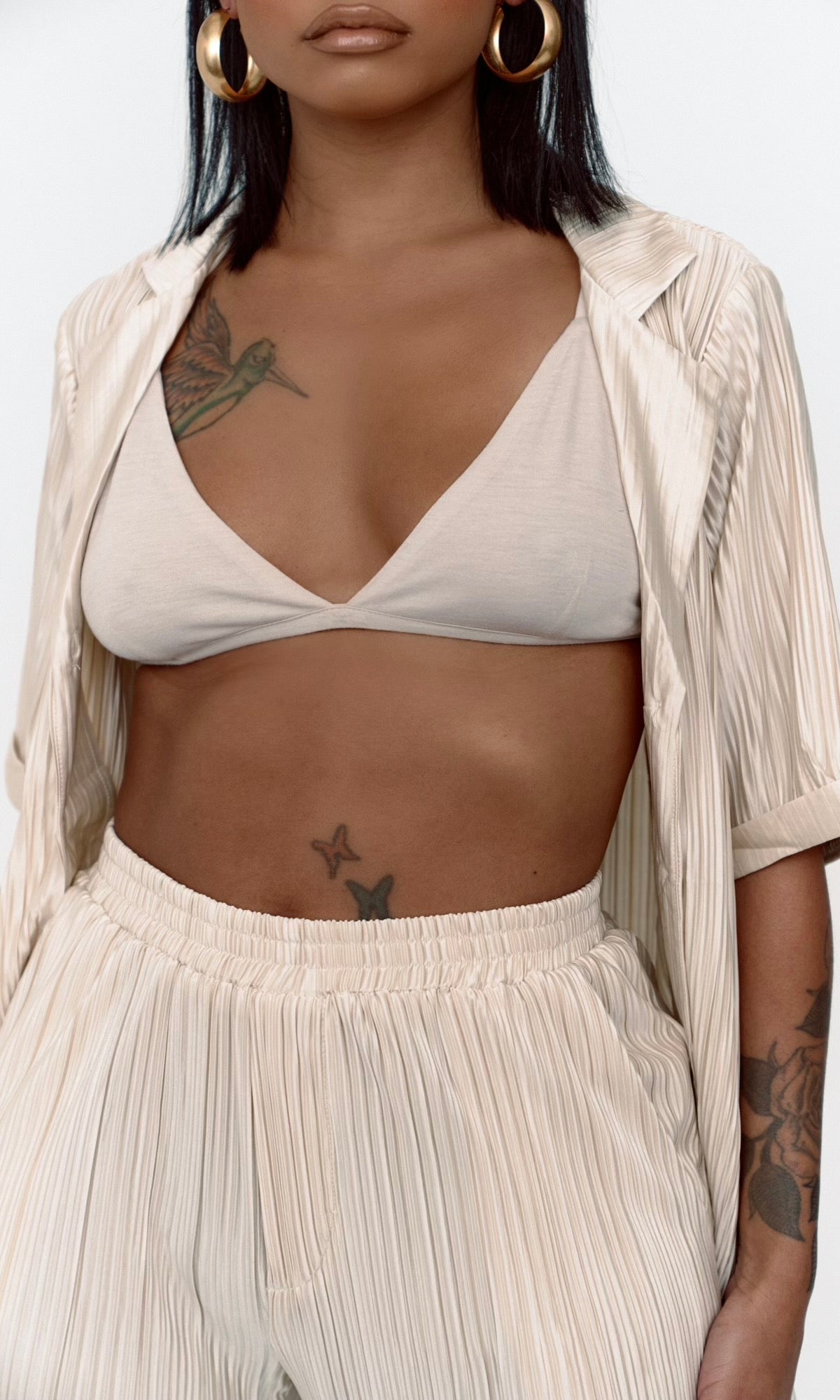 SO SILKY SET (CHAMPAGNE)