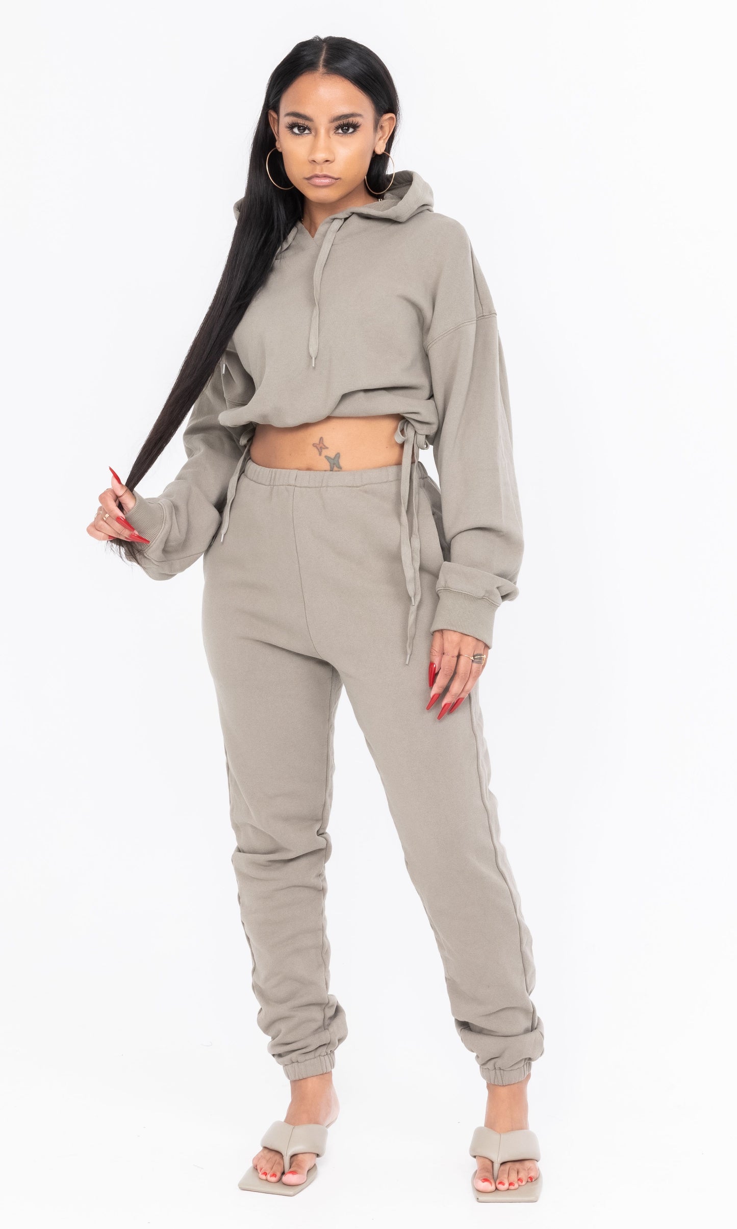 CHILL VIBES SET (OLIVE)