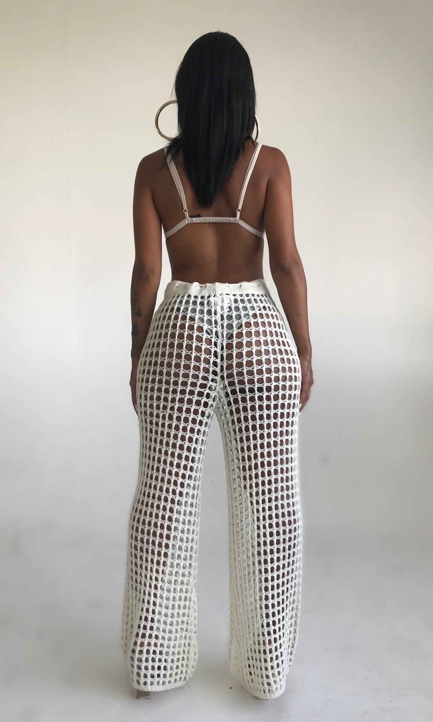 KNIT SAND PANTS